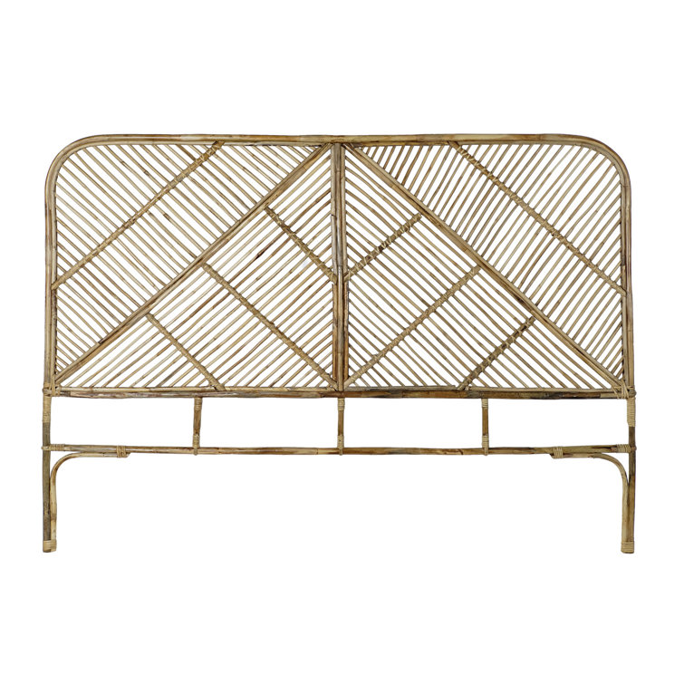 Bay Isle Home Oreland European Kingsize (160 X 200cm) Rattan Headboard